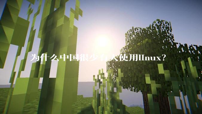 为什么中国很少有人使用linux？