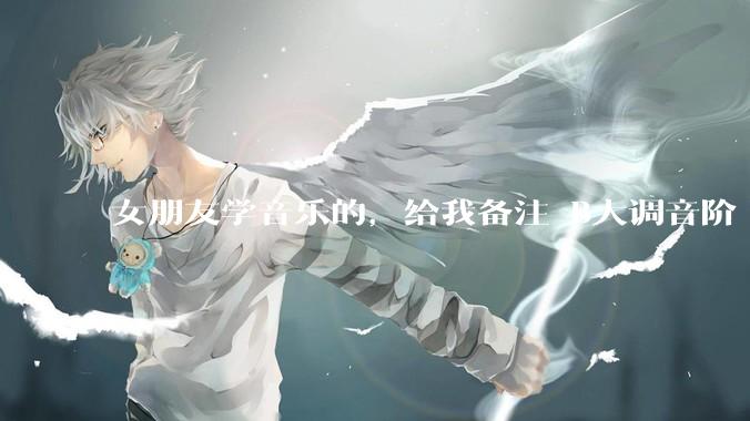 女朋友学音乐的，给我备注 B大调音阶 是什么含义呢？