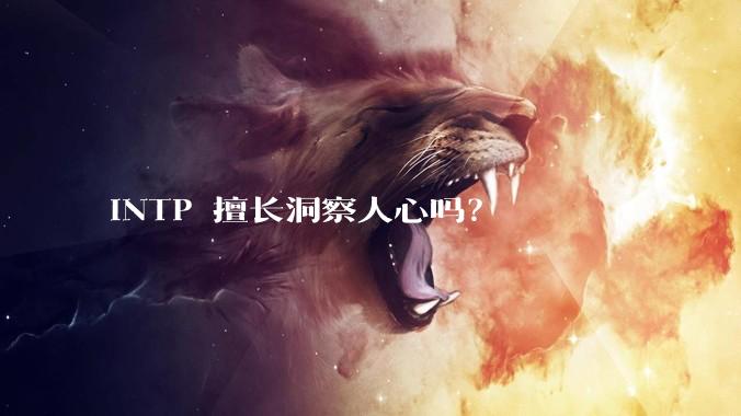 INTP 擅长洞察人心吗？