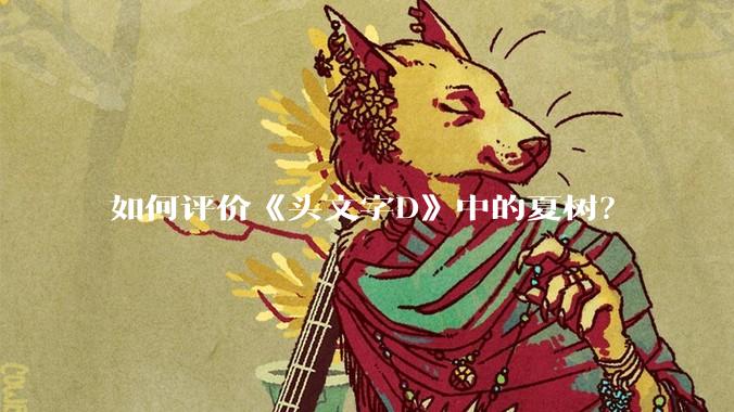 如何评价《头文字D》中的夏树？