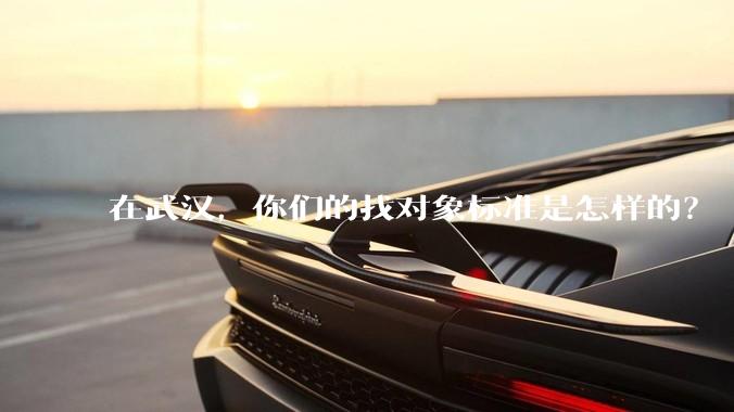 在武汉，你们的找对象标准是怎样的？