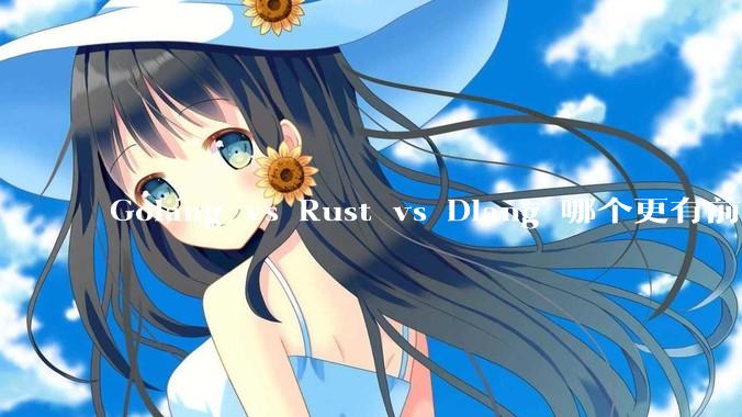 Golang vs Rust vs Dlang 哪个更有前途，哪位大牛这 3 门语言都用过？